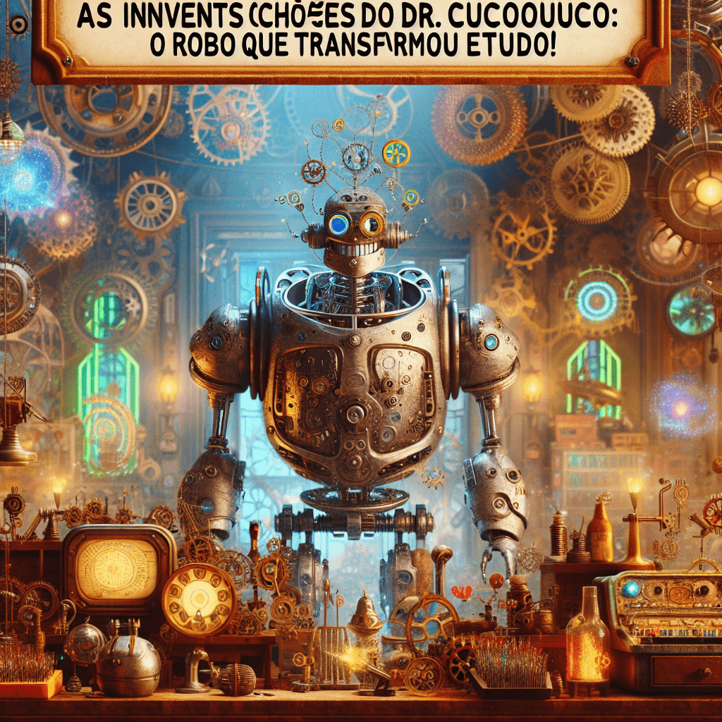 As Invenções Malucas do Dr Cucolouco - Desenho Infantil com Robô