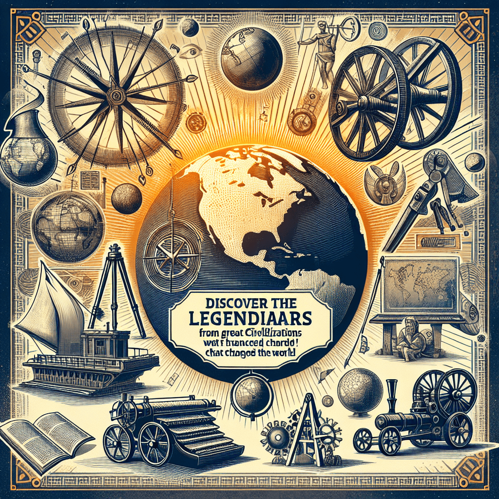 INVENÇÕES LENDÁRIAS GRANDES CIVILIZAÇÕES