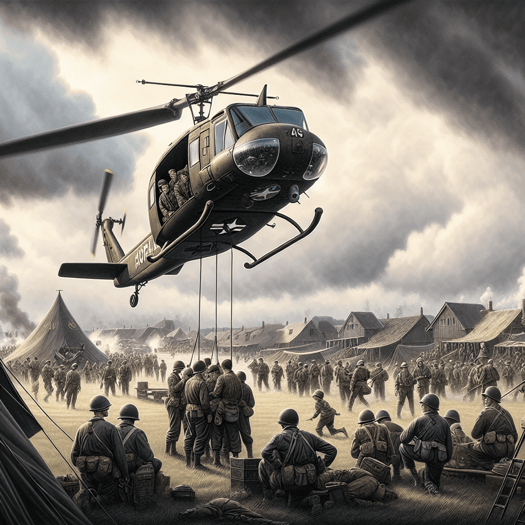 Primeira Missão do Helicóptero na Segunda Guerra Mundial A primeira missão do helicóptero na Segunda Guerra