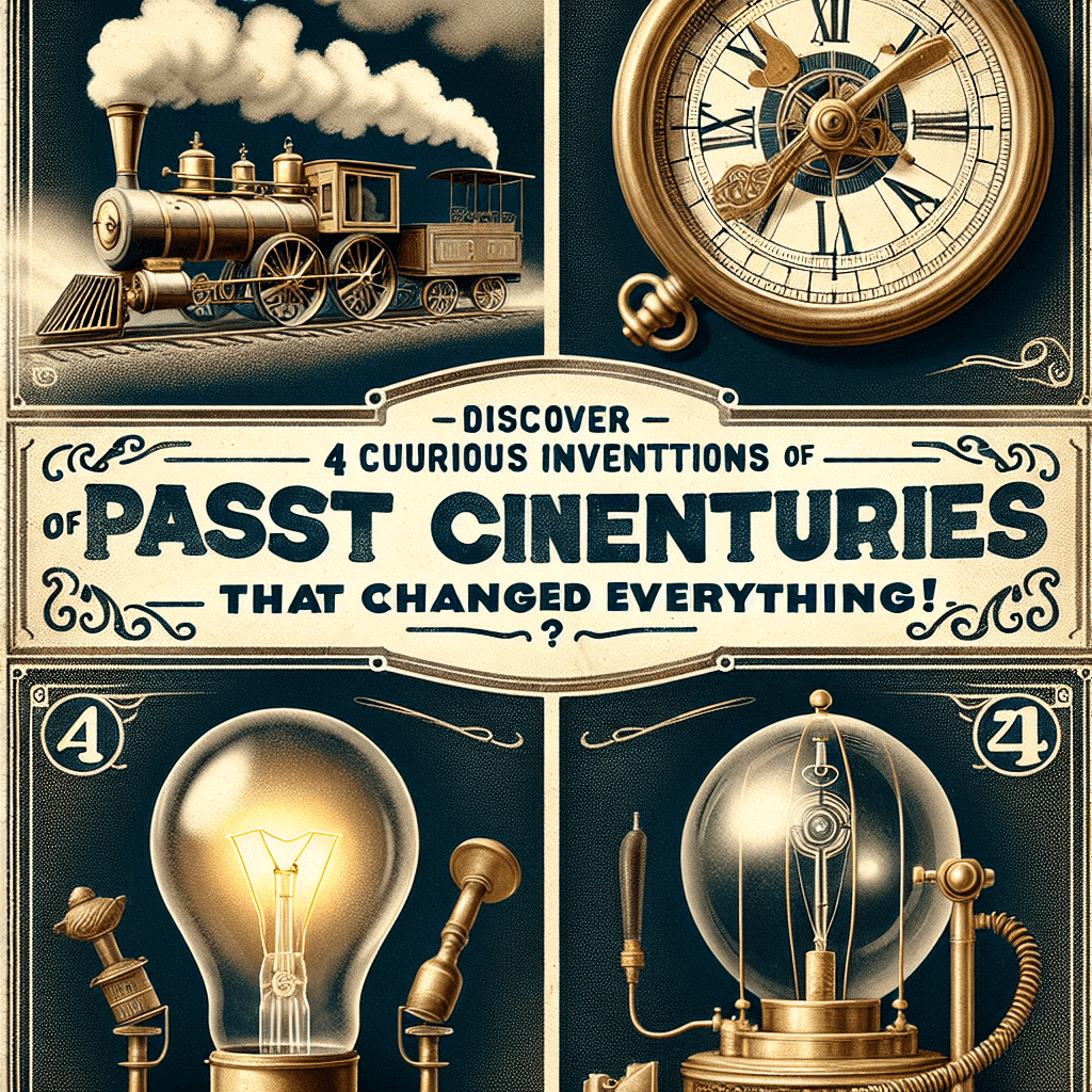 4 invenções Curiosas dos Séculos Passados
