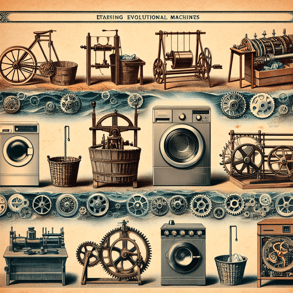 História das Primeiras Máquinas de Lavar Roupas: Evolução Como eram as Primeiras Máquinas de Lavar Roupas?