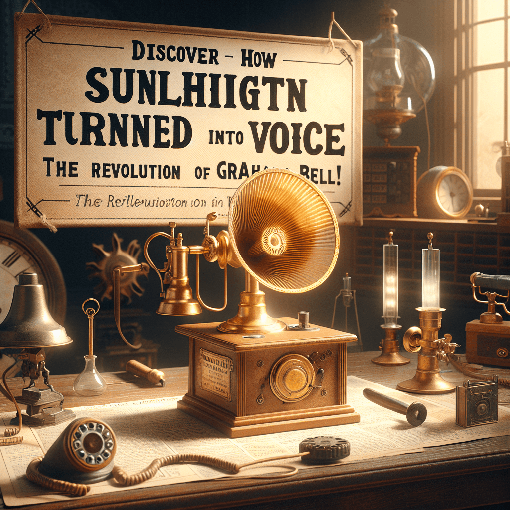 Transmitindo a voz pela luz do sol em 1880! [Invenção de Graham Bell ]