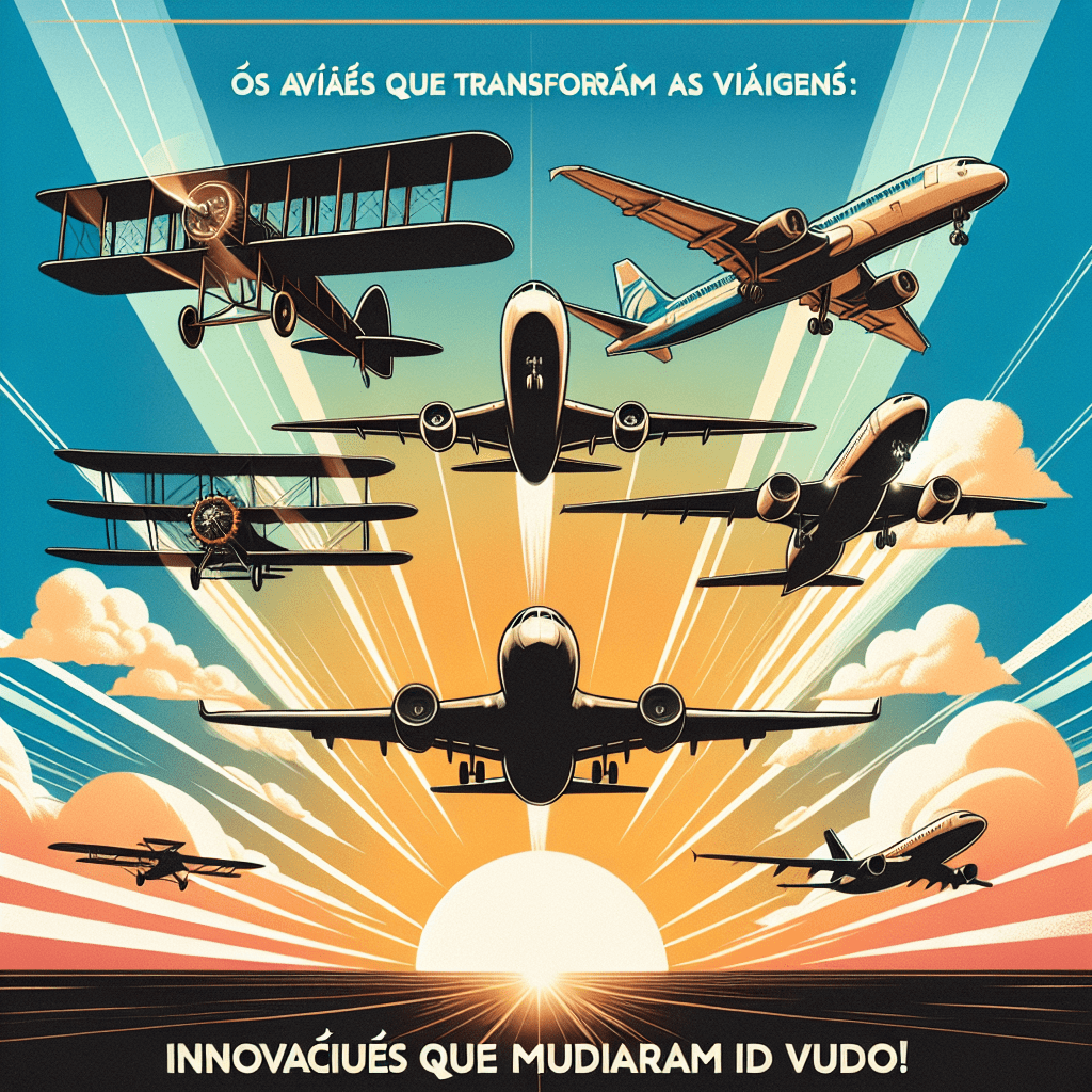 Aviões que Revolucionaram as Viagens no Mundo Descubra os Aviões que Revolucionaram as Viagens para Sempre