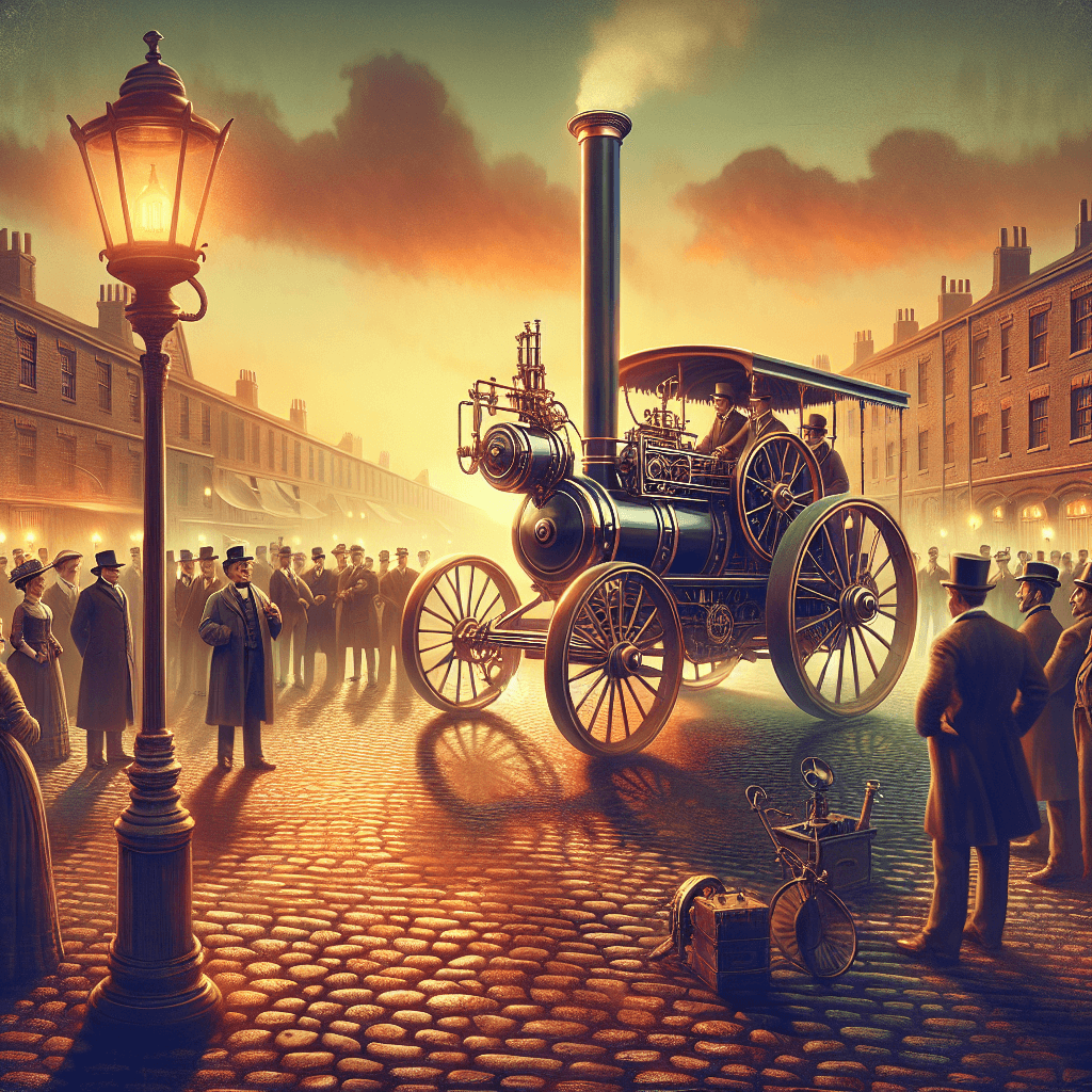 O primeiro carro do mundo era a vapor